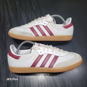 ADIDAS Samba OG Originals Cloud White / Collegiate Burgundy / Gum Shoes BD7528